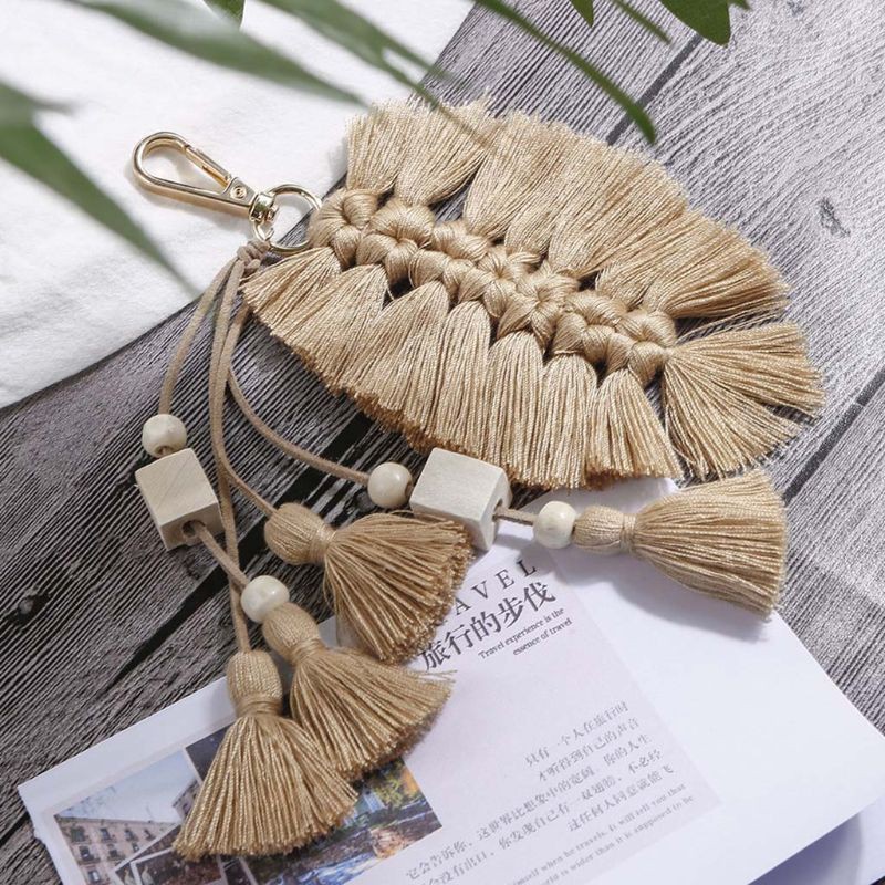 HANDMADE Phụ Kiện Tua Rua Treo Trang Trí Túi Xách Độc Đáo