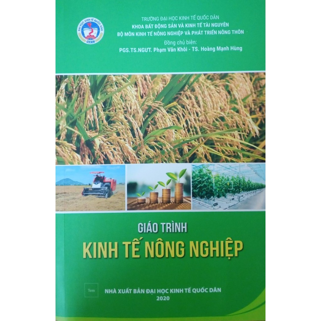 Sách – Giáo Trình Kinh Tế Nông Nghiệp (Đại Học Kinh Tế Quốc Dân)