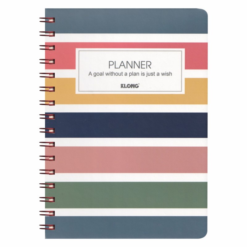 Sổ lò xo kép sổ lập kế hoạch Planner A5 - 200 trang Klong 945