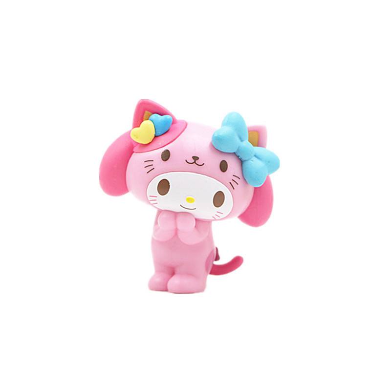 SANRIO Bộ 3 Mô Hình Nhân Vật Phim Hoạt Hình Trang Trí Nhà Cửa