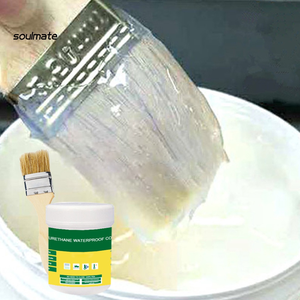 Keo dán trong suốt chống thấm nước kèm bàn chải chuyên dụng dành cho nhà vệ sinh