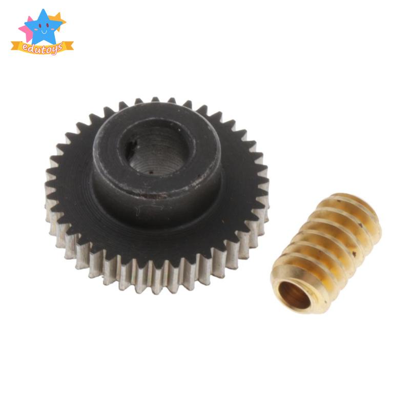 Mô Đun Bánh Răng 0.5 Modulus 40T Bằng Thép + Trục Bánh Răng Đồng