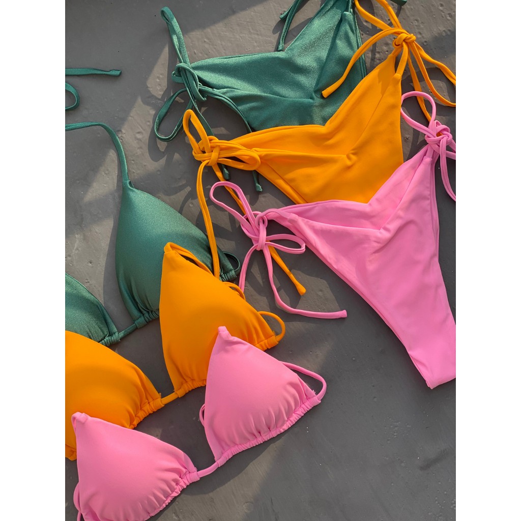 Sỉ Bikini Cao Cấp - Bikini Hai Mảnh Cột Dây - Lọt Khe