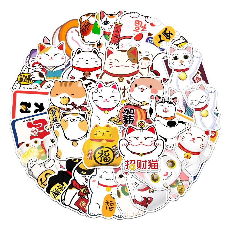 Sticker trang trí FREESHIP Bộ 50 miếng stickers hoạt hình trang trí vở viết, điện thoại, laptop cực cute