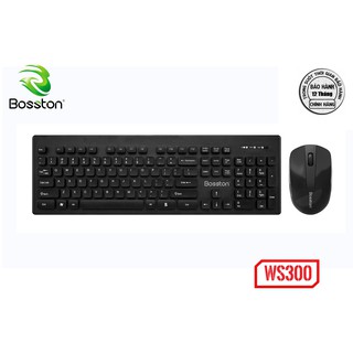 Combo chuột + phím không dây Bosston - WS300