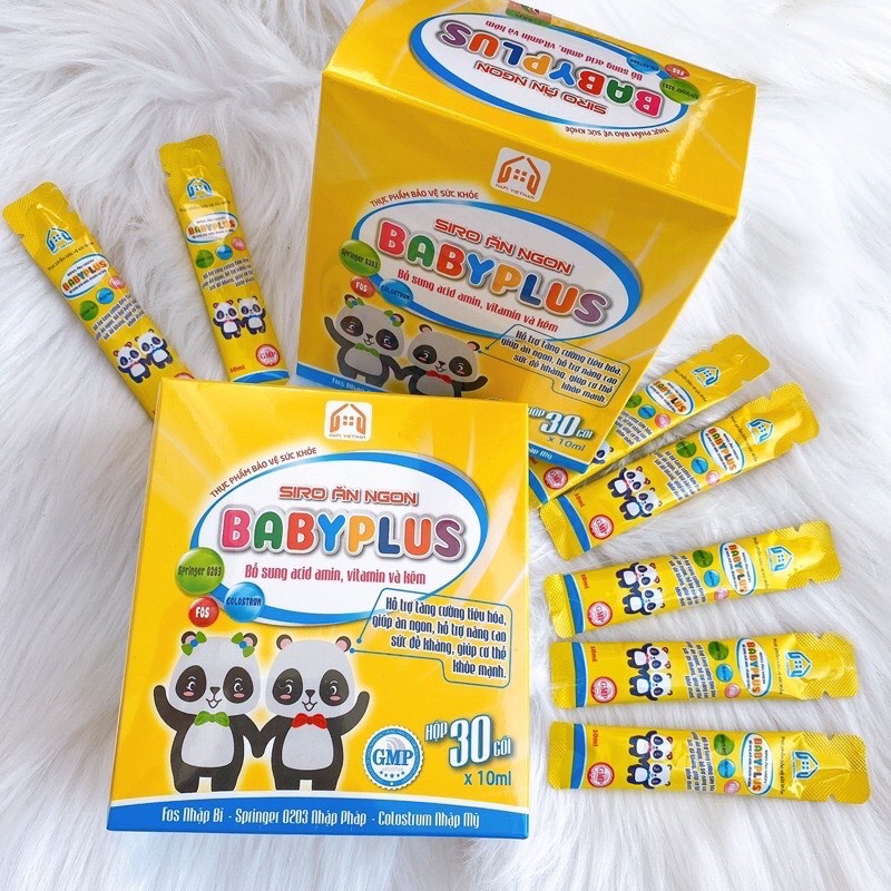 Babyplus - Siro Ăn Ngon, Giúp Bé Tăng Cân, Tiêu Hoá Tốt, Tăng Cường Đề Kháng, Hết Táo Bón