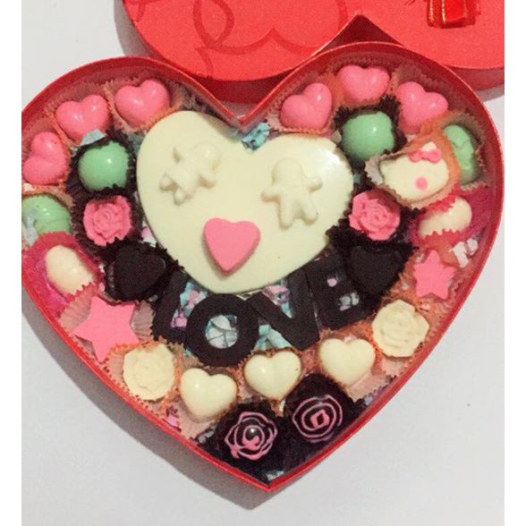 Socola valentine trái tim to