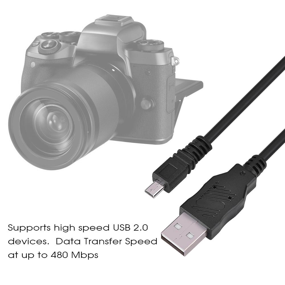 Dây cáp USB truyền dữ liệu Cableto Mini B 5-Pin cho máy ảnh canon IXUS