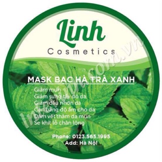 Mask Dẻo Bột Thiên Nhiên Collagen Bạc Hà
