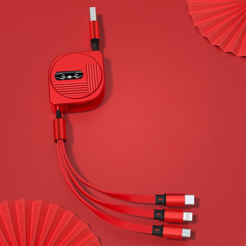 Cáp SạC Nhanh Usb 6a 100w 3 Trong 1 Chuyên DụNg Cho Android
