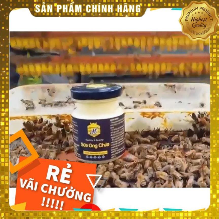 Sữa Ong chúa tươi HBee tự nhiên nguyên chất 100% không pha tạp ( tặng cọ + mút rửa mặt ) Lọ nhỏ