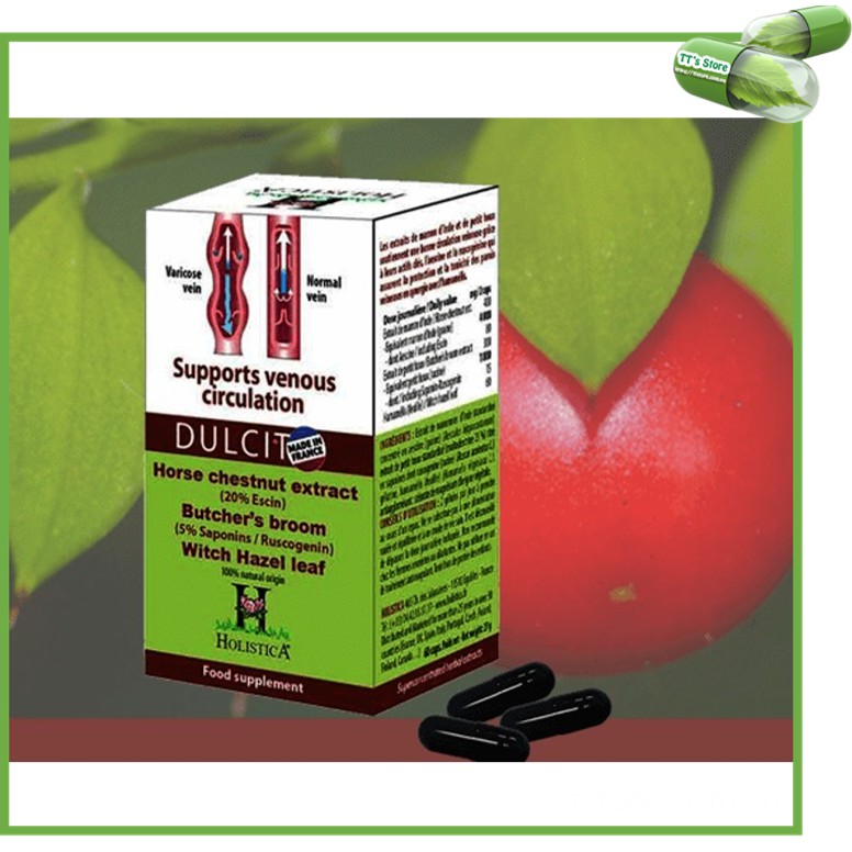 DULCIT Hộp 30 viên - Viên uống hỗ trợ giãn tĩnh mạch, trĩ