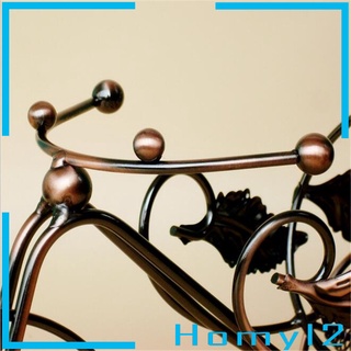 Wine Bottle Holder Single Wine Rack Iron Wire Crafts Elegant European Style
