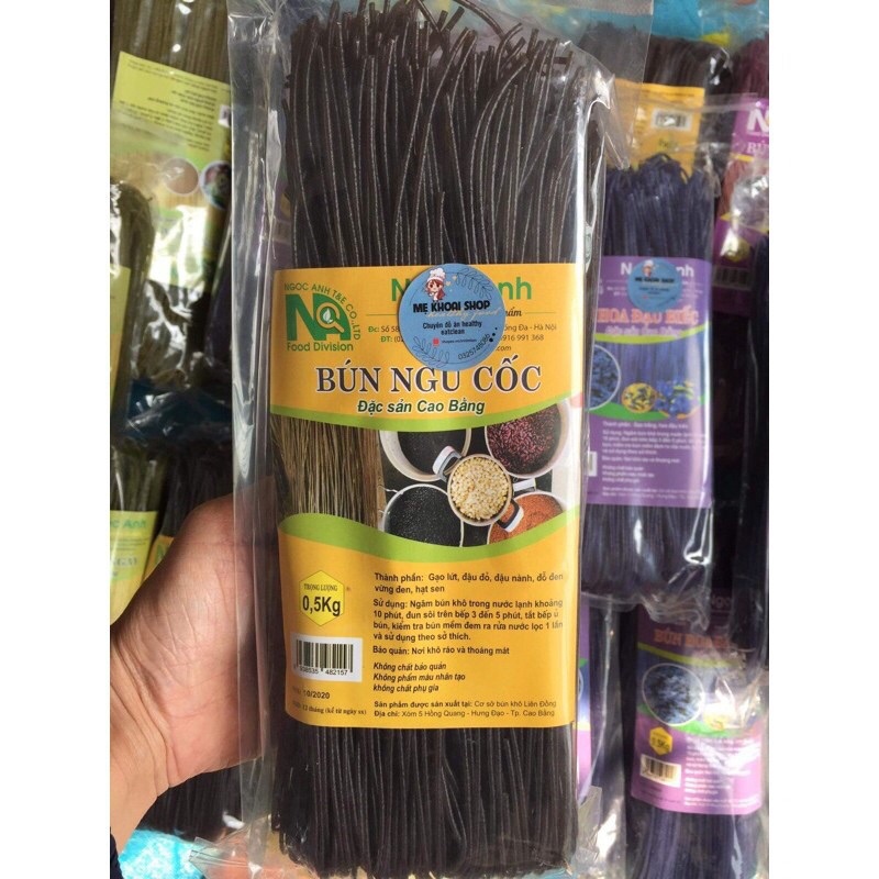 Mì bún ngũ sắc rau củ bún hoa đậu biếc/khoai lang tím/chùm ngây/gạo lửa ngũ cốc đặc sản Cao Bằng Eatclean