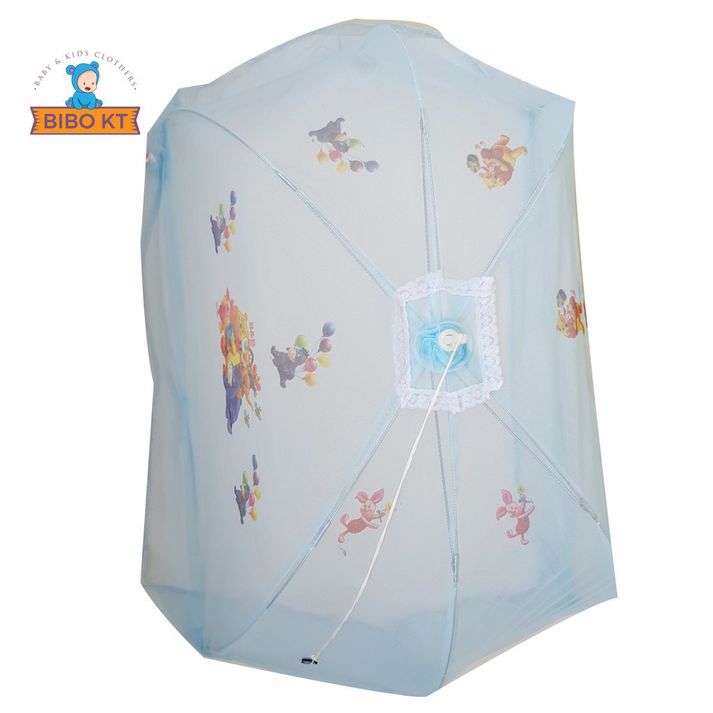 Mùng chụp ( màn chụp ) sơ sinh Thái size lớn hình in xinh xắn