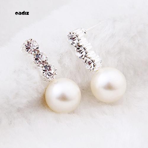 Bông tai cô dâu đính đá/ ngọc trai giả xinh xắn