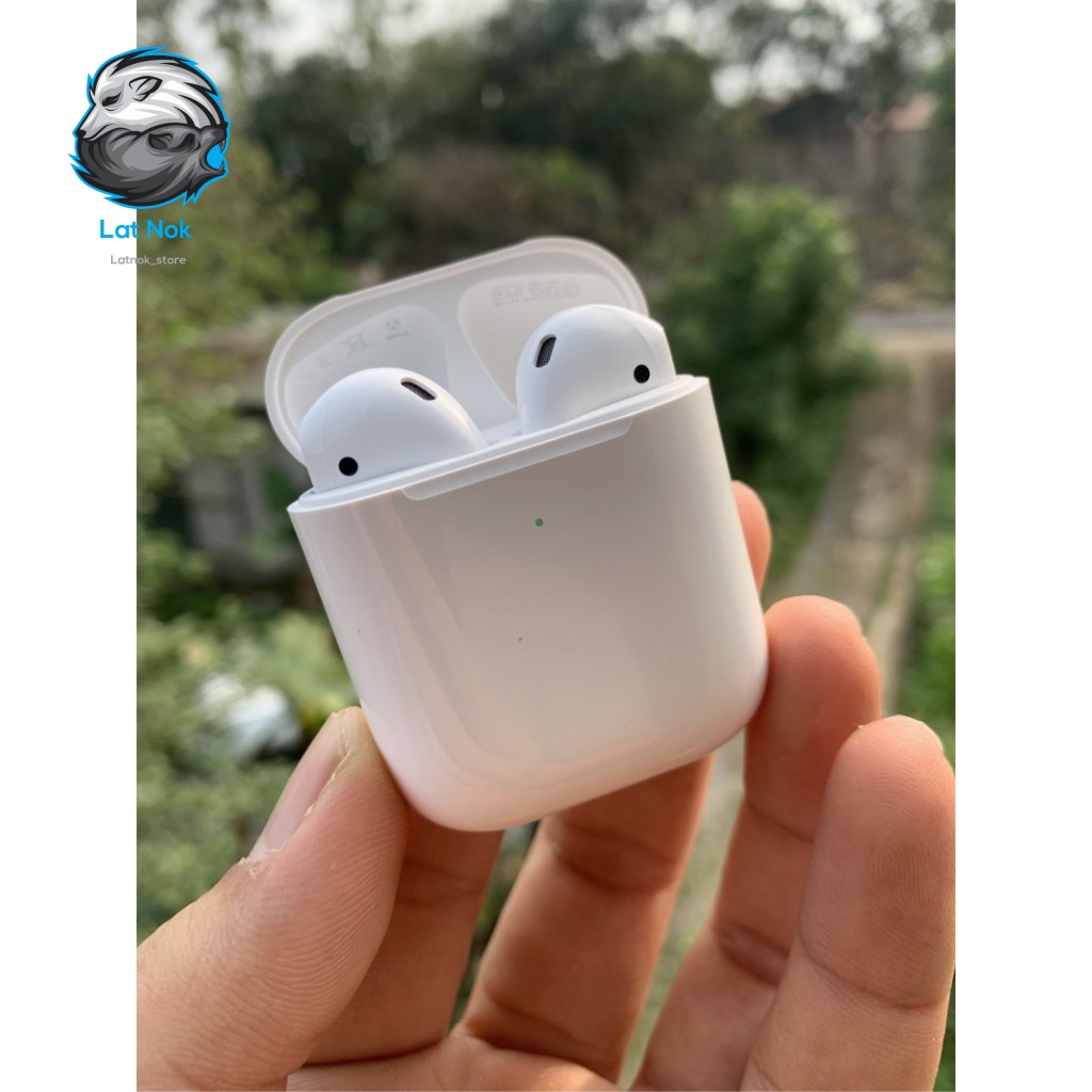 [ BÁN VÌ ĐAM MÊ ] Tai nghe Airpods2 hổ vằn 1562M check setting, tự động kết nối khi mở nắp, định vị, đổi tên