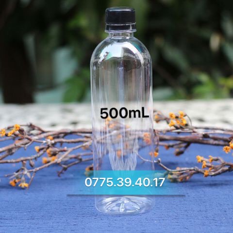 Ship nhanh Q10 -  Chai nhựa đựng trà sữa, nước ép nhựa pet tròn nắp vặn - chai lọ đựng trà sữa