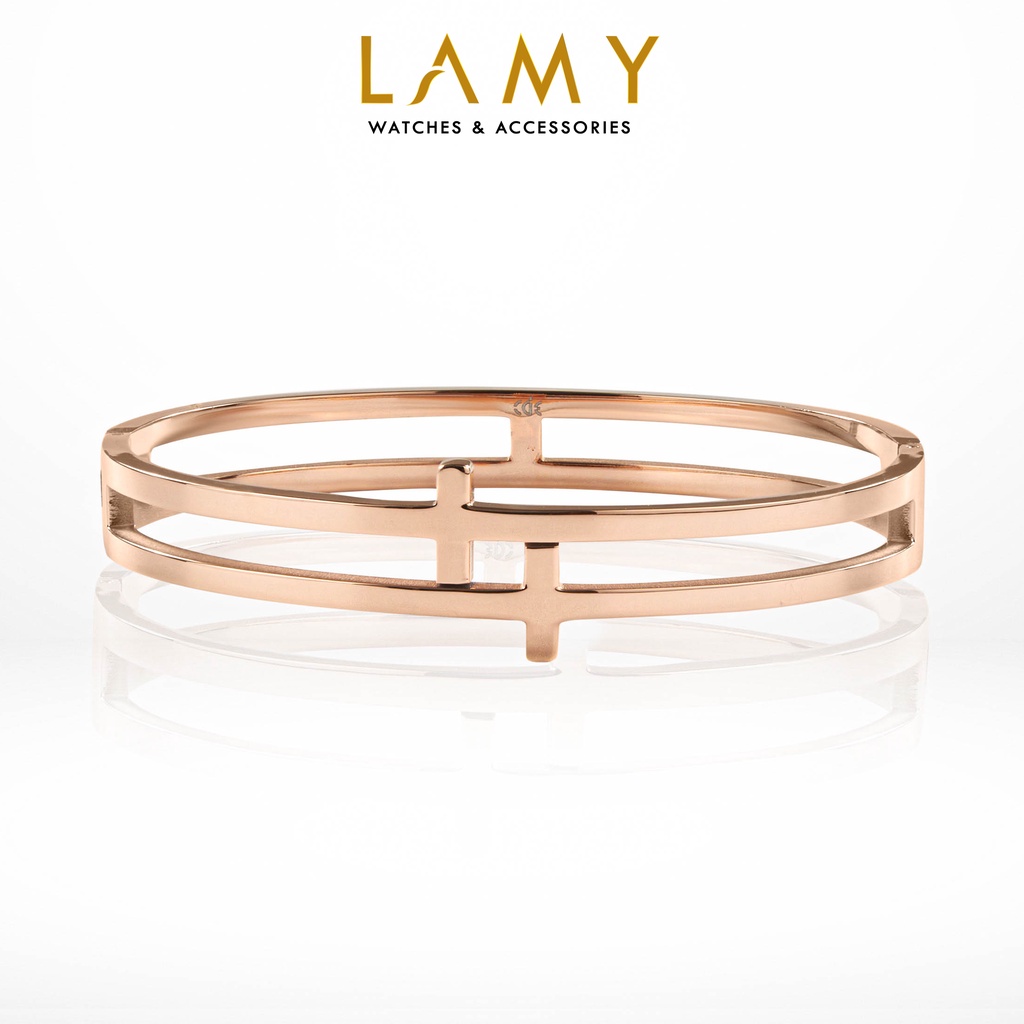 Vòng tay CDE Elsa T Crystal Dual Bracelet Rose Gold CDE20170