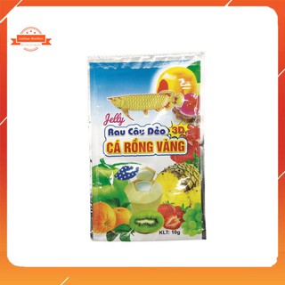 Rau câu dẻo 3D cá rồng vàng chất lượng hàng đầu Việt