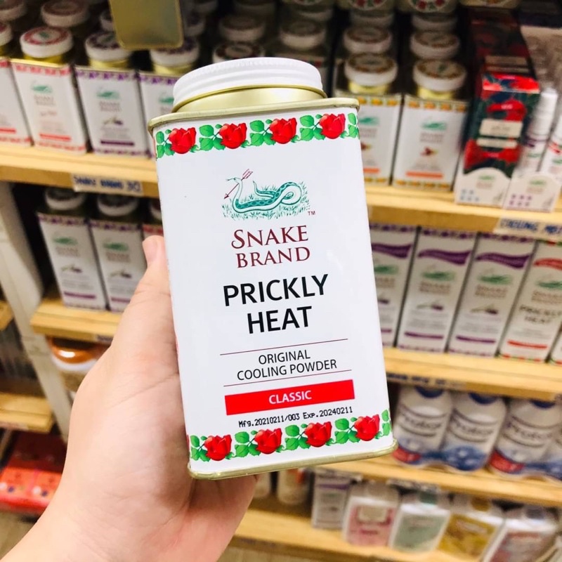 Phấn Lạnh Snake Brand Thái Lan 140g