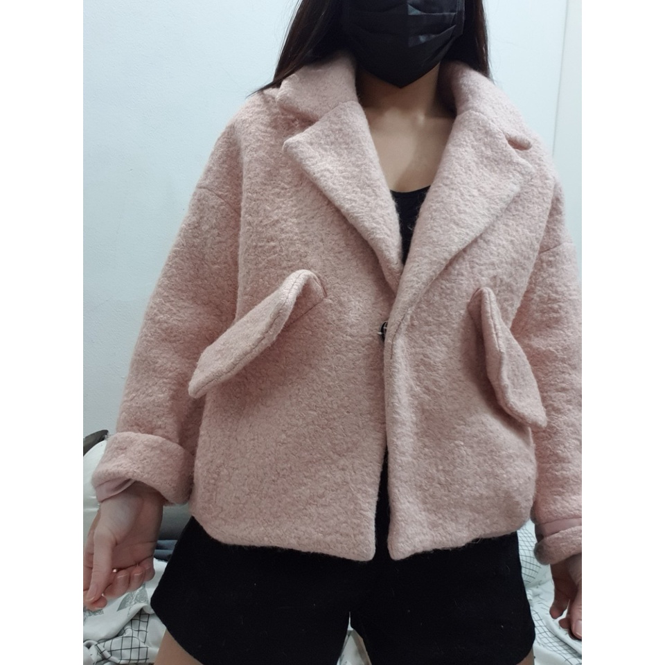Áo dạ hàn phom ngắn