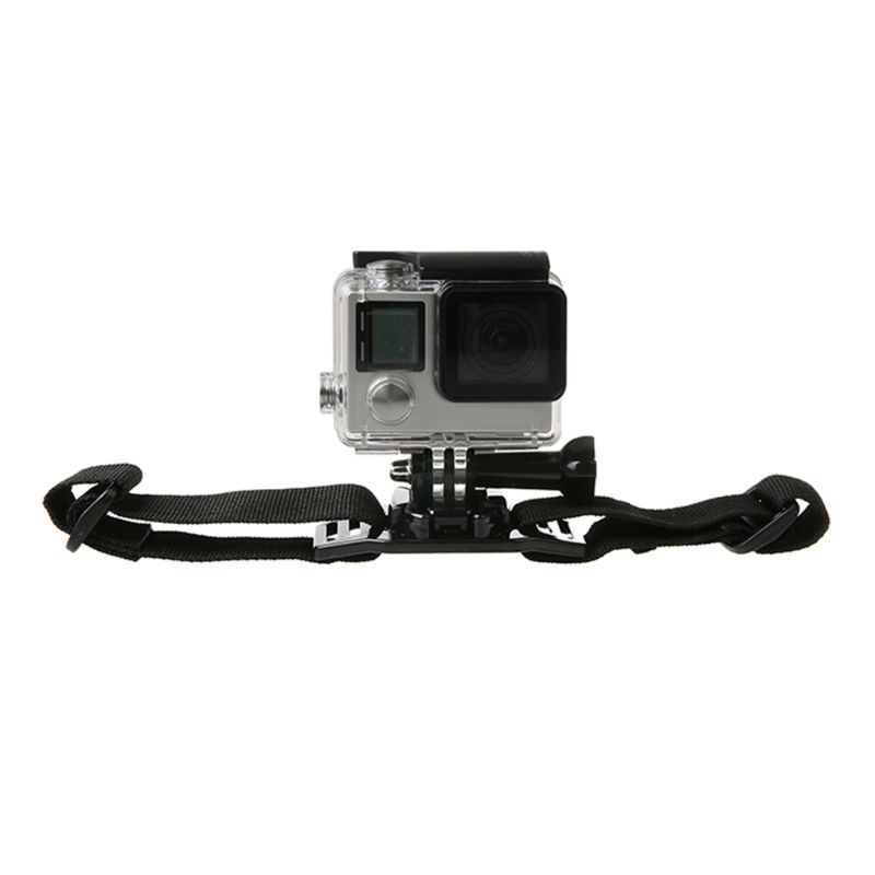 Dây đai cố định gắn mũ bảo hiểm cho camera thể thao gopro có thể tái sử dụng dùng đi xe đạp leo núi