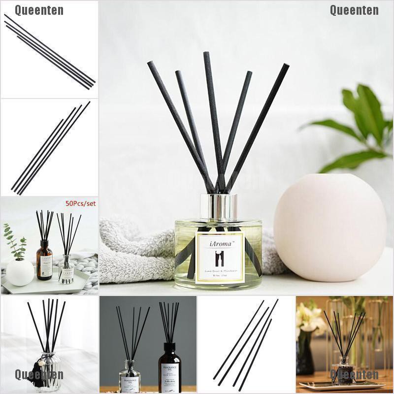 Queen 50Pcs Rattan Reed Sticks Fragrance Reed Diffuser Aroma Oildiffuser Rattan Stick