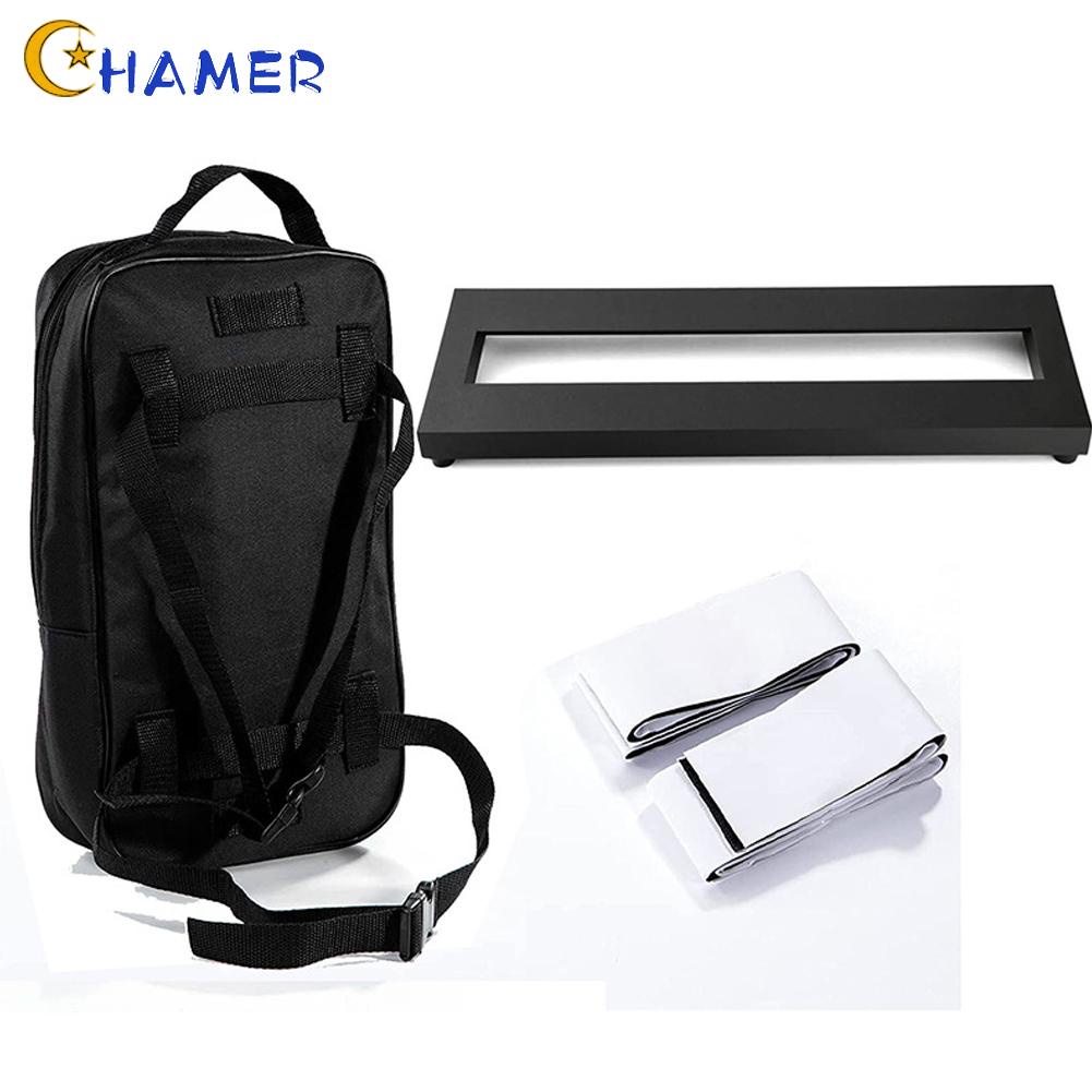 CHAMER- ~Effect Pedal Board Aluminum Alloy Cable Management Electric Guitar Effect Board