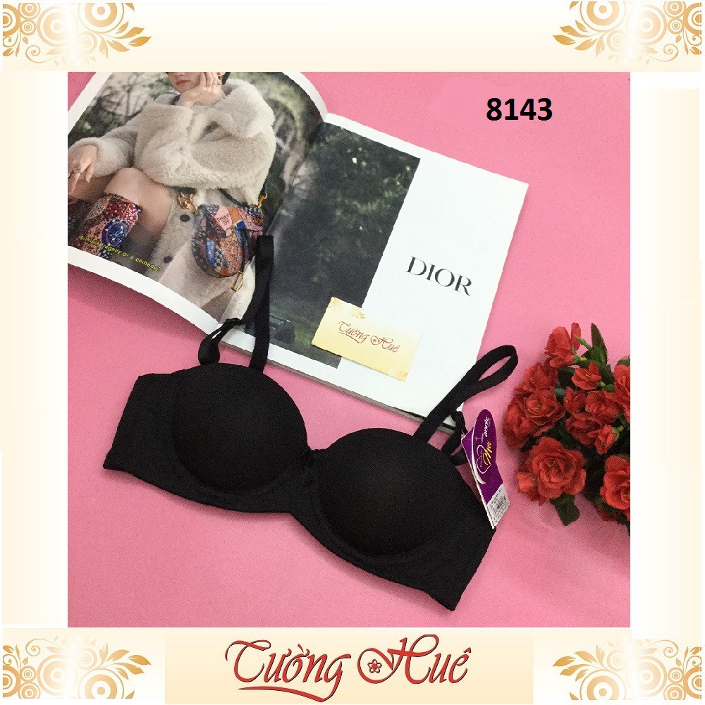 Áo lót nữ annie Bra 8143 dầy nâng cúp ngang trơn.