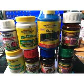 Combo 08 lọ phân bón chăm sóc hoa lan