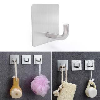 Home Storage Sticky Wall Hooks Stainless Steel Bathroom