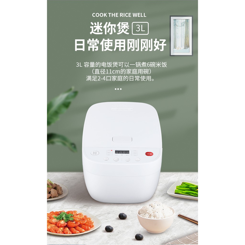 [HÀNG ODER] Nồi Cơm Điện Mini 3l Chất Lượng Cao | BigBuy360 - bigbuy360.vn