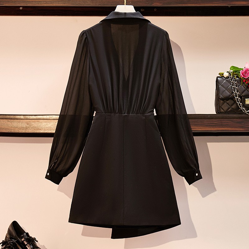 🌸Hàng Order🌸 Váy Bigsize Cổ Vest Chân Váy Phối Cúc Ngọc 2 Hàng Độc Lạ Sành Điệu 🌸Hàng Quảng Châu | BigBuy360 - bigbuy360.vn