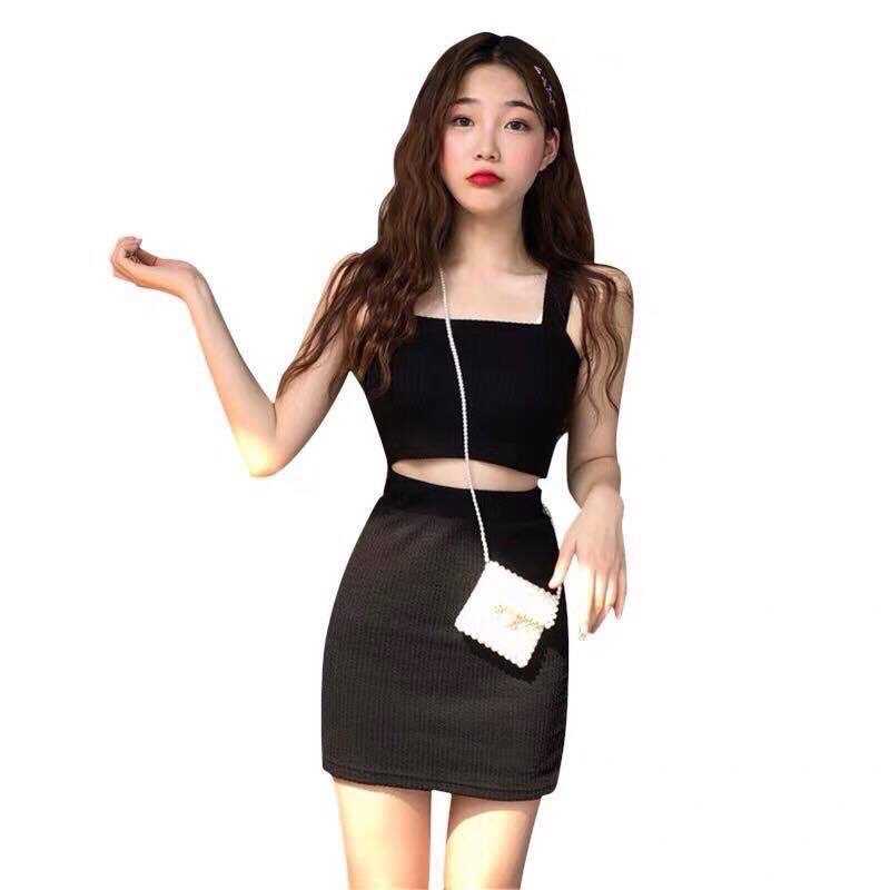  Sét Áo 2 dây bản to + chân váy (al) NTN shop. | BigBuy360 - bigbuy360.vn