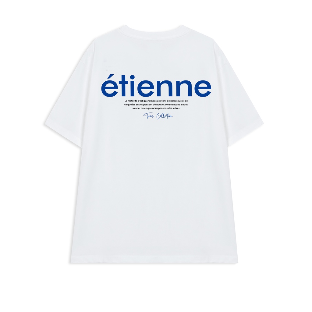 Áo phông form rộng ETIENNE Popular Logo vải cotton cao cấp co giãn, dày dặn Local Brand