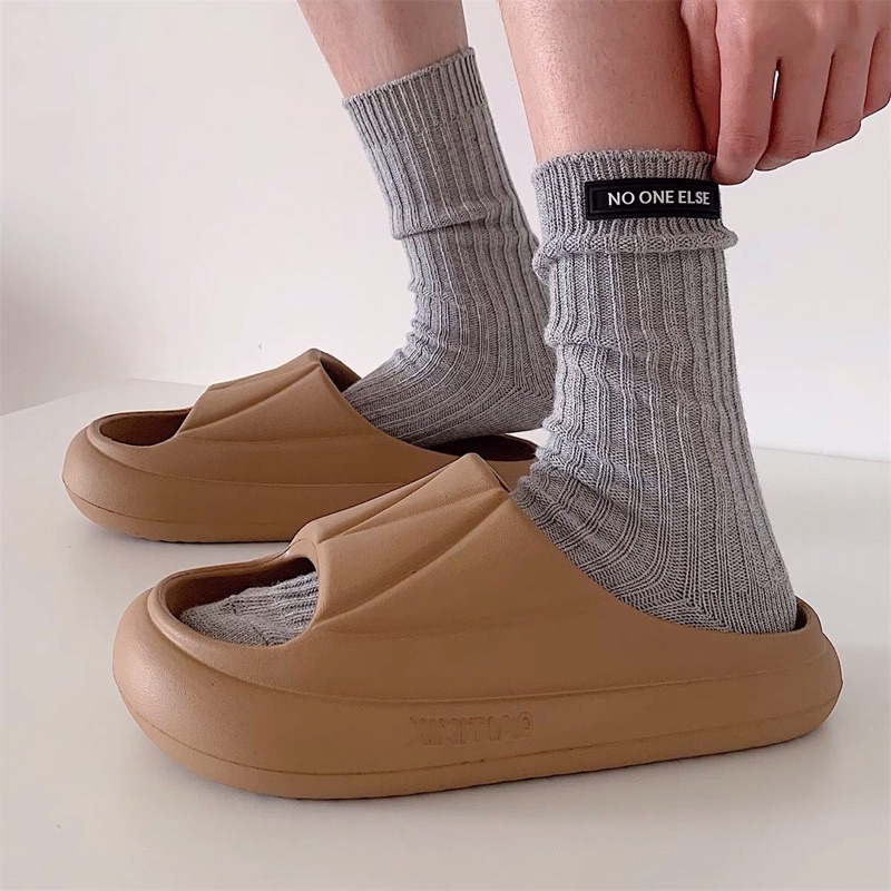 Dép dép nhựa đi mưa đế cao nhiều màu sắc / slippers