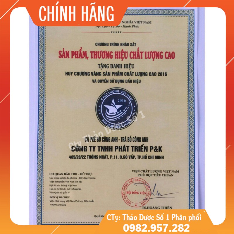 Trà Bồ Công Anh P&K - mát gan, giải độc, ngừa ung thư TDSO1