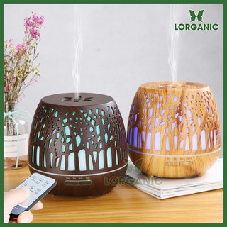 Combo máy khuếch tán/ máy xông tinh dầu Lorganic Lồng Đèn Cây FX2074 -có remote