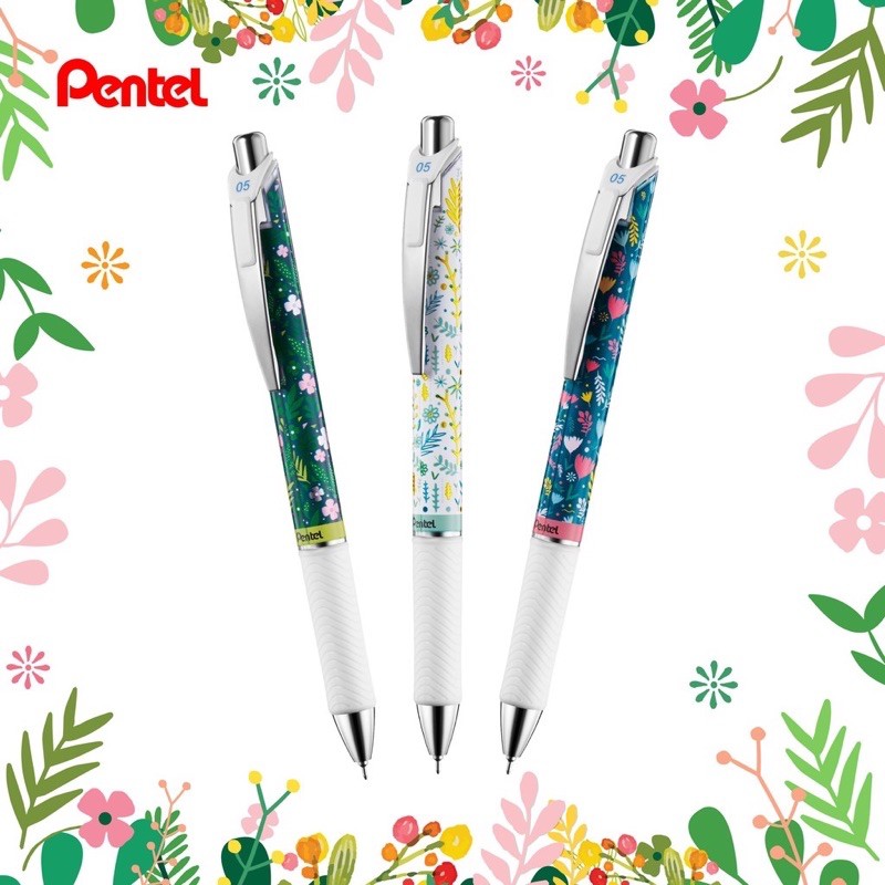 Bút viết mực gel Pentel Energel Pentel Kawaii siêu mượt nhanh khô 0.5mm