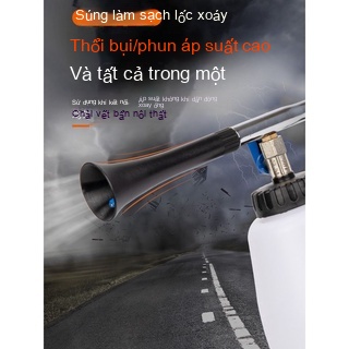 🔥🔥Công cụ rửa xe Tornado Dụng cụ làm sạch Súng tưới nước Có thể khí nén Lốc xoáy xe hơi Máy giặt nội thất Động cơ Súng phun phòng