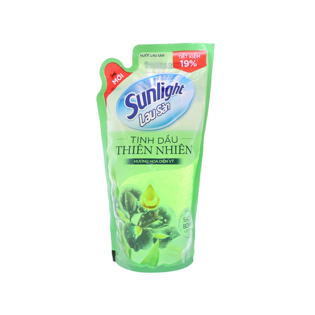 Nước lau sàn Sunlight hương hoa Diên vỹ  túi 1kg