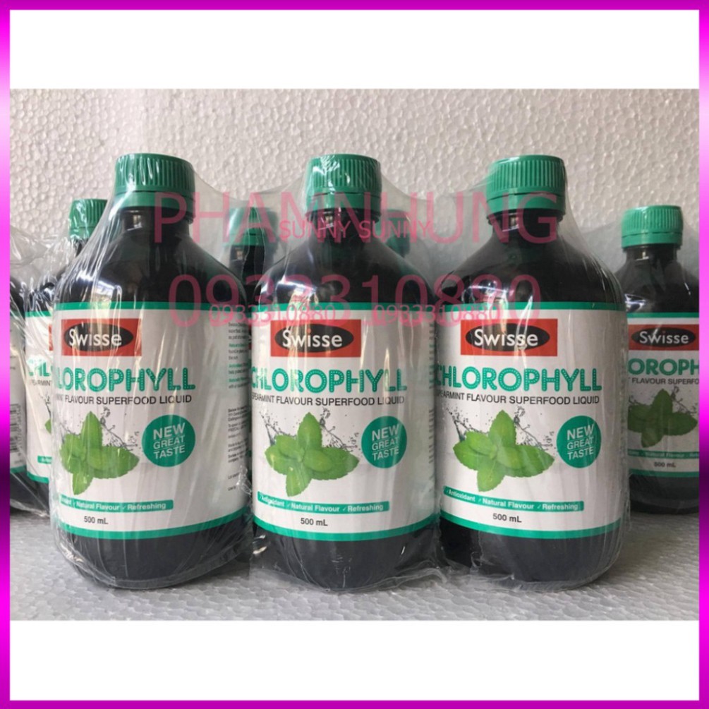 RẺ VÔ ĐỊCH Nước Diệp Lục Swisse Chlorophyll 500ml. RẺ VÔ ĐỊCH