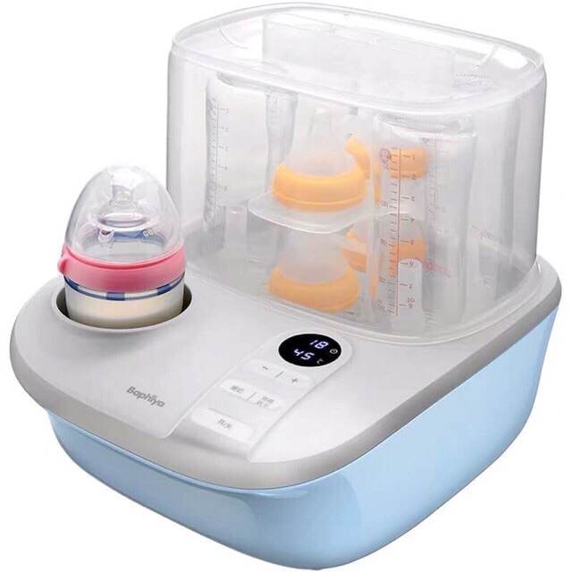 Máy Hâm Sữa, Tiệt Trùng, Sấy Khô 3 In 1 Moaz Bebe MB005 (Bảo hành 12 tháng)