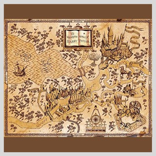 Bản đô thế giới Pháp thuật - Harry Potter