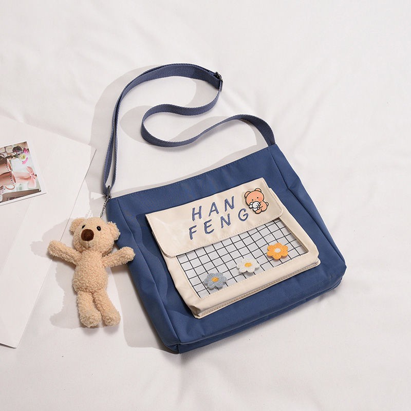 Túi Vải Canvas Đeo Chéo Phong Cách Hàn Quốc Trẻ Trung Dành Cho Nữ | BigBuy360 - bigbuy360.vn