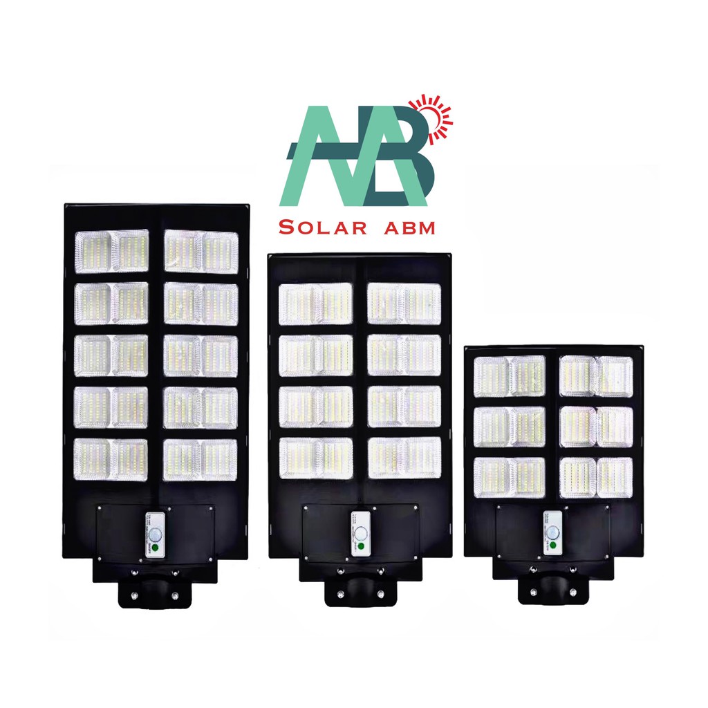 (500W-NEW) Đèn Đường Năng Lượng Mặt Trời , Đèn LED Năng Lượng Tấm Pin Liền Thể ,Công Xuất Cao 500W , IP65 Chống Nước ABM