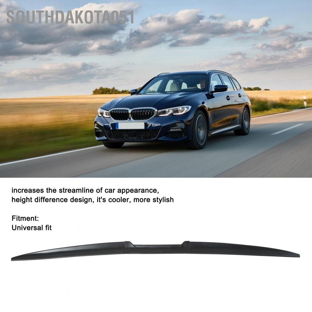 Hàng Sẵn Đuôi Gió, Cánh sau Lướt Gió ô tô 52.76 inch cao su ba giai đoạn lắp chung được cho các dòng xe【Southdakota051】