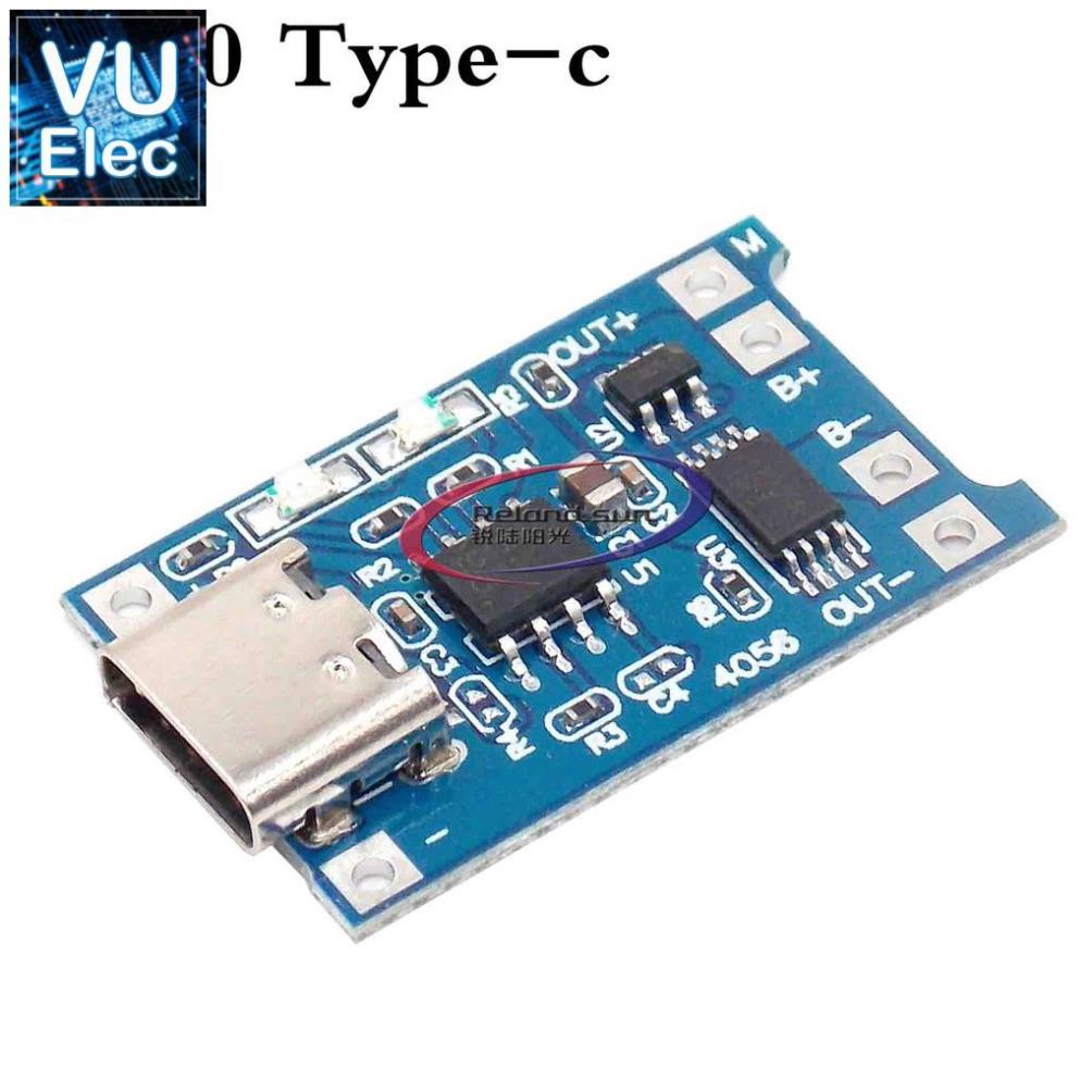 mạch Sạc Pin Lithium 5v 1a 18650 Tp4056 Với Đầu Cắm Type-C / Micro Usb | BigBuy360 - bigbuy360.vn