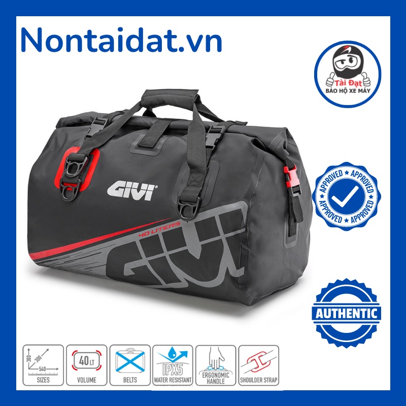 Túi GIVI chính hãng chống nước EA115cm 40 lít